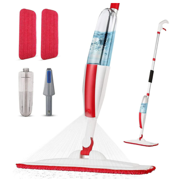 Panda Grip Floor Cleaning Wet Spray Mop With 2 Pads For Discount