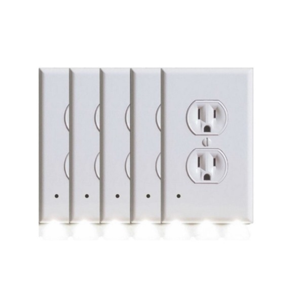 5-Pack Marquee Home Outlet Covers With Built-In LED Night Lights For Cheap