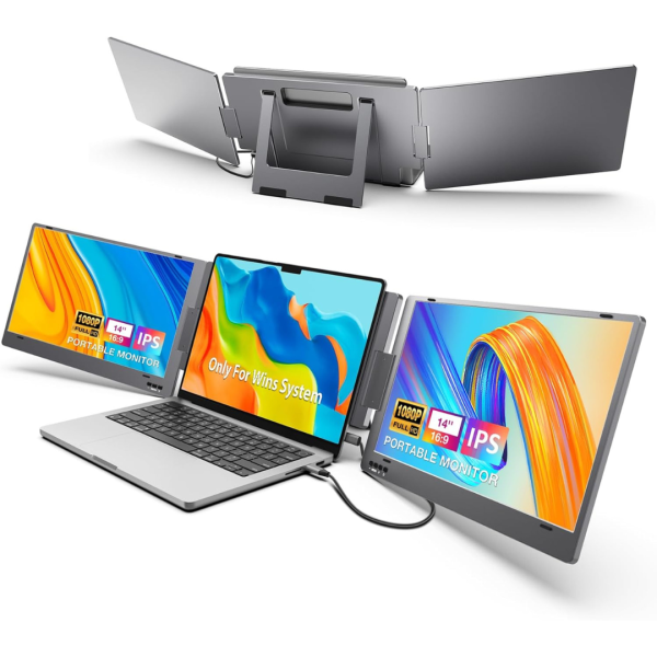 KYY X90 14  Portable FHD IPS Dual Monitor (Windows Only) For Cheap