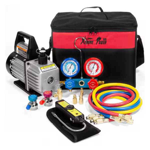 1 3 HP 4 CFM Air Vacuum Pump HVAC A C Refrigerant Kit For Discount