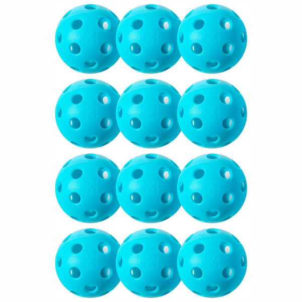 12-Pack Franklin Sports X-26 Indoor Pickleballs (Blue) Supply