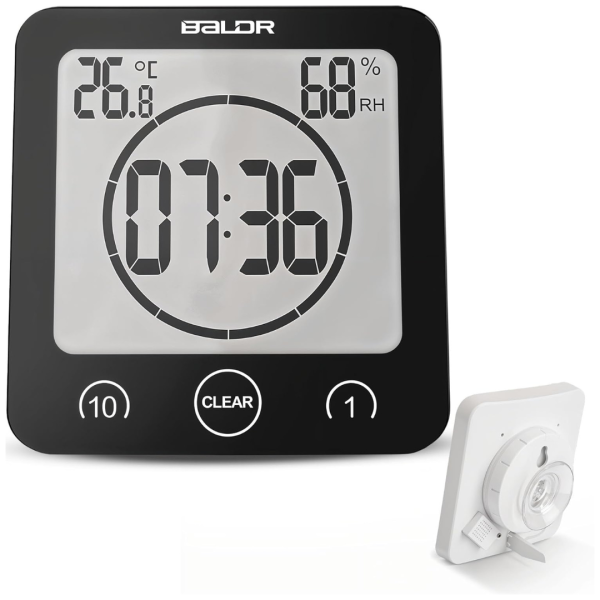 Baldr Digital Shower Clock with Timer Fashion
