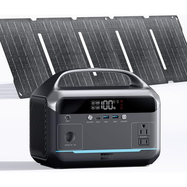 Daran NEO300L 350W Portable Solar Generator with 40W Panels Hot on Sale
