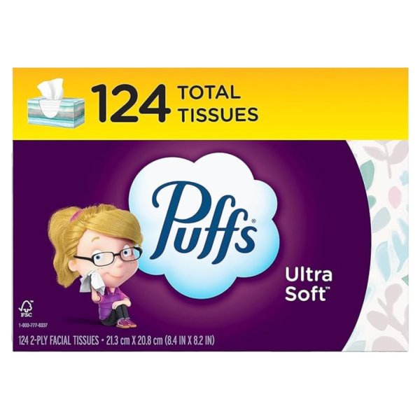 124-Count Puffs Ultra Soft Facial Tissues Online Hot Sale