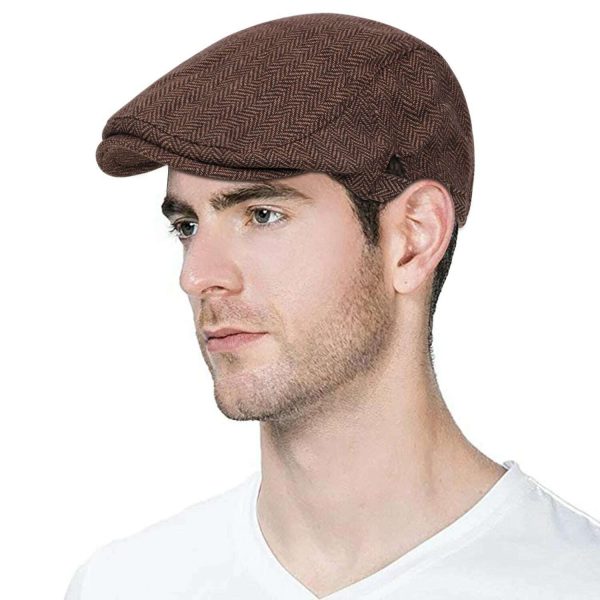 2019 new Man Berets cotton British Vintage Flat Caps Gatsby Male Solid Gray Black Spring Autumn Winter Adjustable Driver Hats on Sale - Image 4